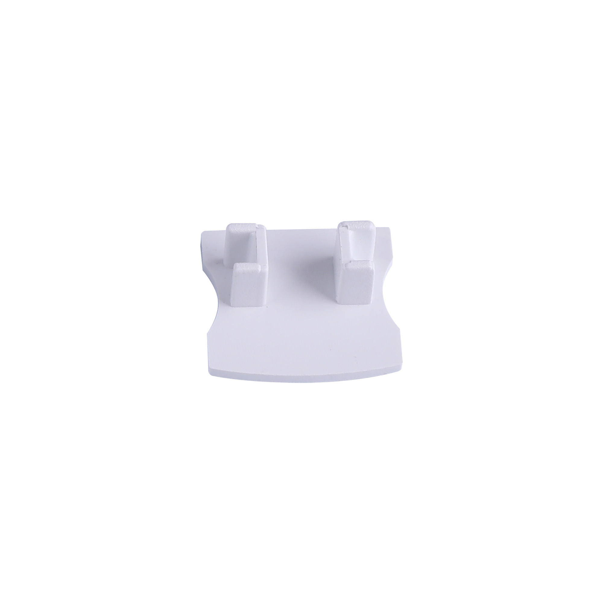 M7398  Tiras 17.3 x 15.7mm White Profile End Cap Without Hole (1pc) for M7392